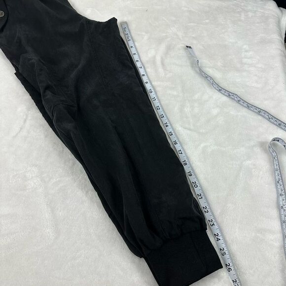 Anthropologie Maeve Women's S Cicerone Joggers Black Slouchy Multipocket Casual - Picture 14 of 15